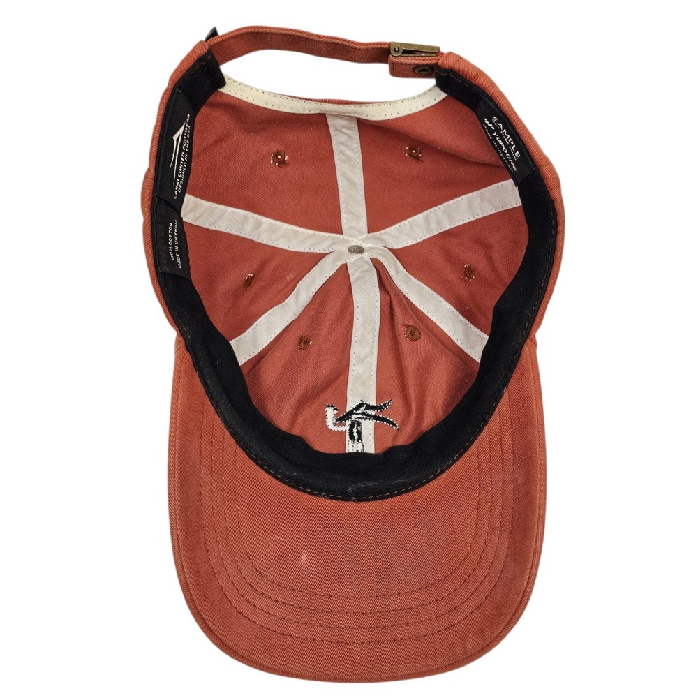 Lakai Adjustable Strapback Men's Orange Hat Rare Promotional Cap One Size - Picture 7 of 10